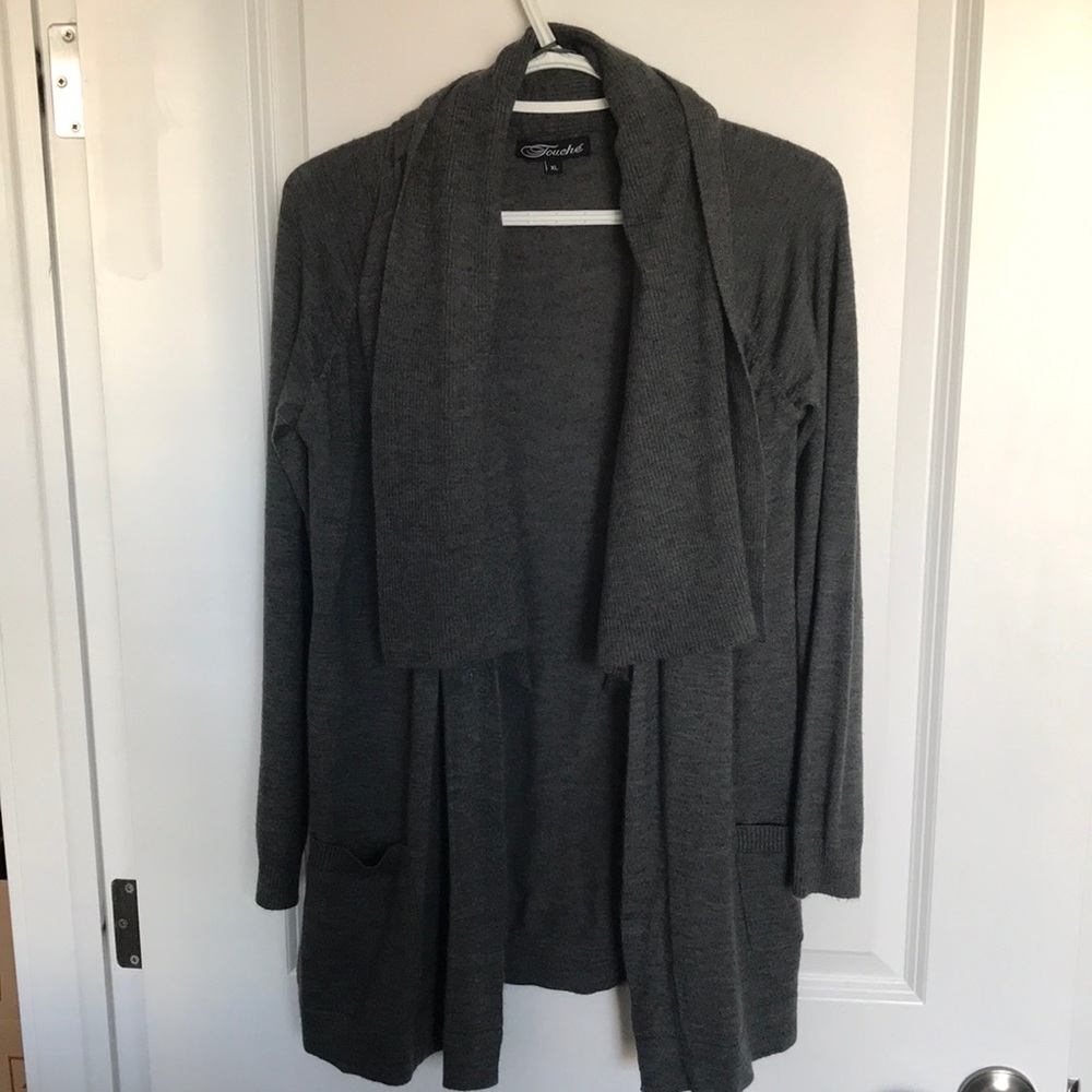 Drey Grey Cardigan Sweater.
